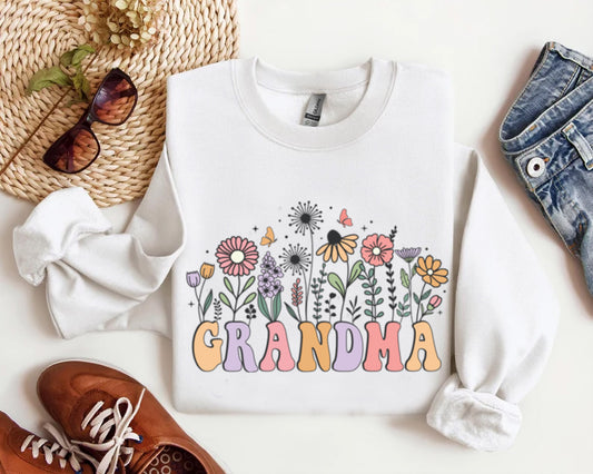 Grandma Flower Sweatshirt